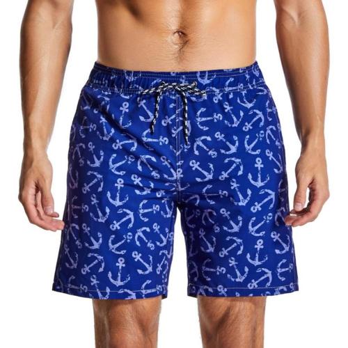 Beach xxs-xl non-stretch anchor batch printing surfing shorts(with lined)