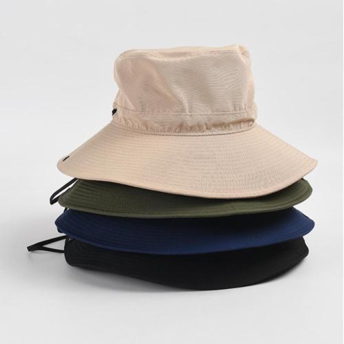 One pc simple outdoor mountain climbing hiking uv protection bucket hat 56-58cm