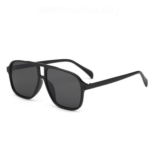 One pc stylish new double beam large frame uv protection sunglasses