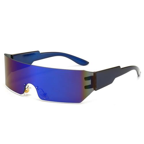 One pc stylish new without frame future style uv protection sunglasses