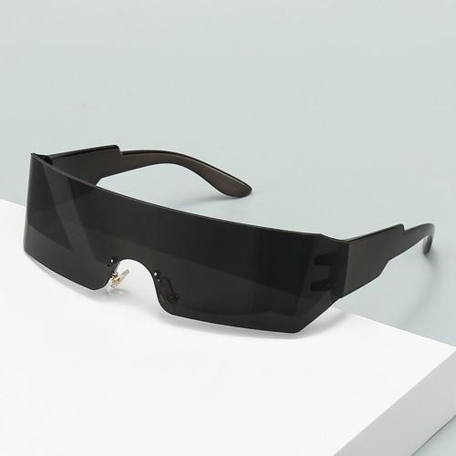 One pc stylish new without frame future style uv protection sunglasses