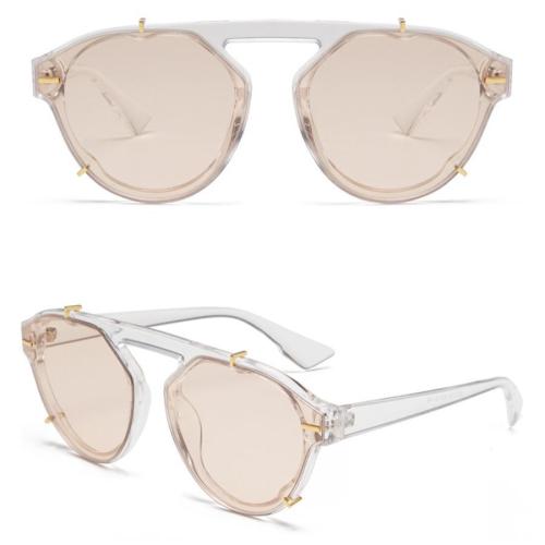 One pc new stylish 4 colors mini spike frame uv protection polarized sunglasses