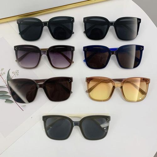 One pc new stylish 7 colors big square plastic frame uv protection sunglasses