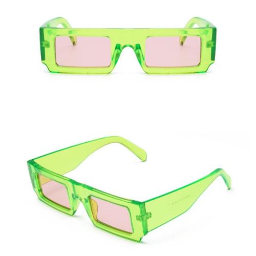 One pc new stylish 7 colors plastic narrow frame uv protection sunglasses