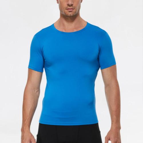 Sports plus size high stretch quick dry running tight t-shirt size run small