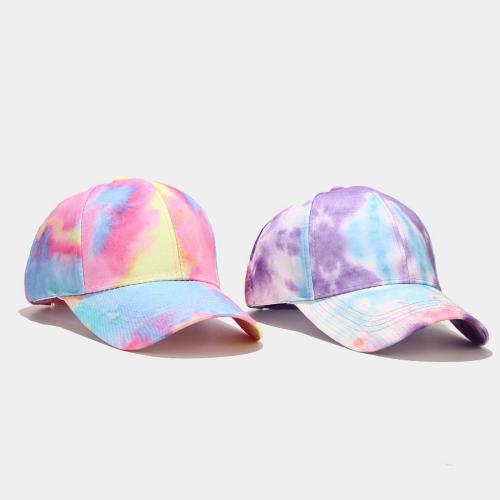 One pc tie-dye print pattern adjustable outdoor baseball cap