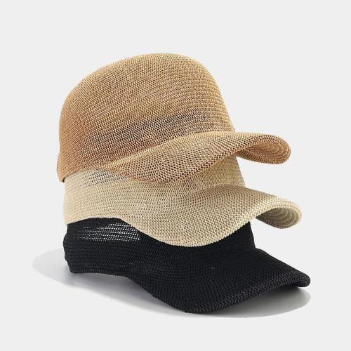 One piece simple breathable adjustable baseball cap