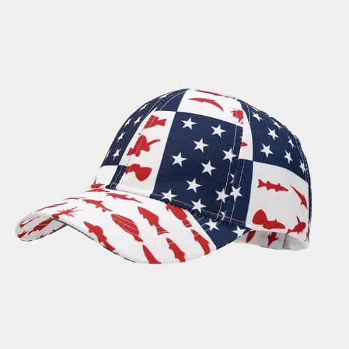 One pc print pattern adjustable outdoor baseball cap