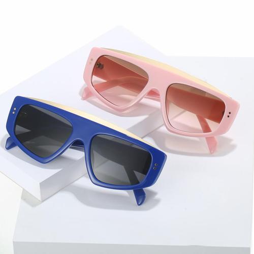 One pc stylish new 7 colors uv protection plastic big frame sunglasses