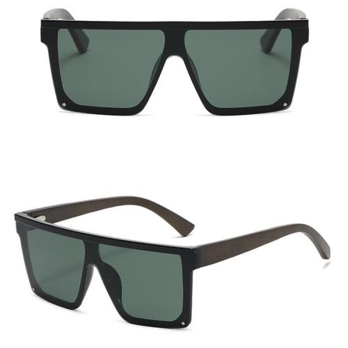 One pc stylish new wooded glasses leg big square plastic frame sunglasses