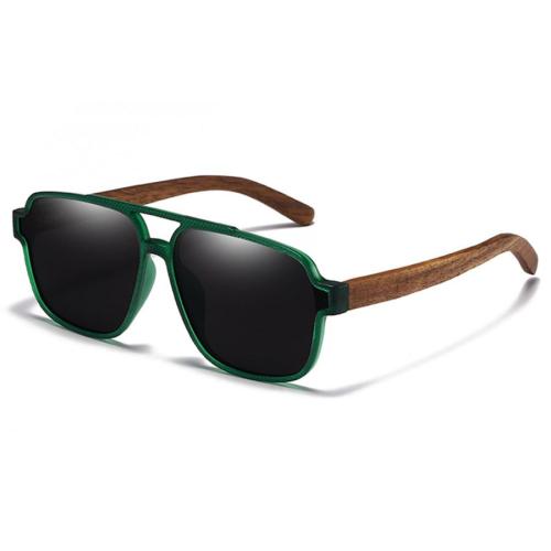 One pc stylish new 4 colors polarized hollow plastic square frame sunglasses
