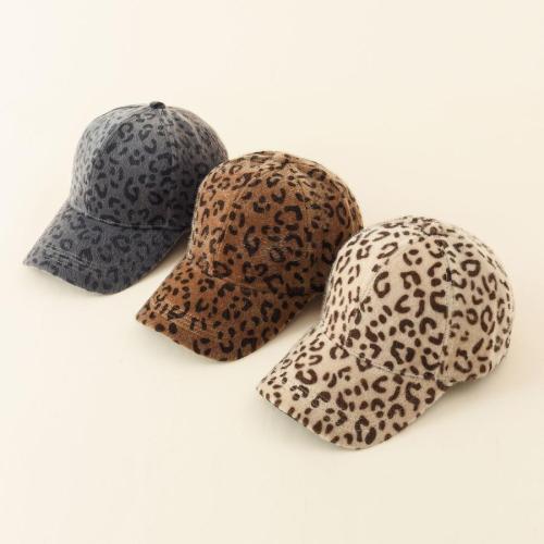 One pc new stylish 3 colors leopard printing peaked cap(58-60cm)