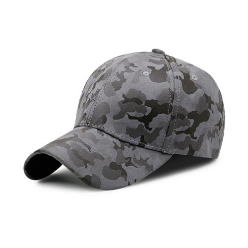 One pc stylish new 7 colors camo suede fabric adjustable peaked cap