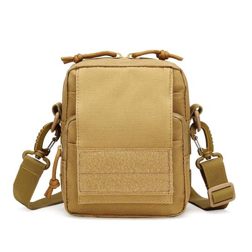 Stylish new solid color oxford cloth zip-up crossbody bag