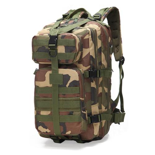 Stylish new oxford cloth waterproof camo printing high capacity zip-up backpack