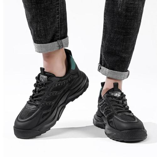 Stylish all-match mesh breathable thick-soled sneakers
