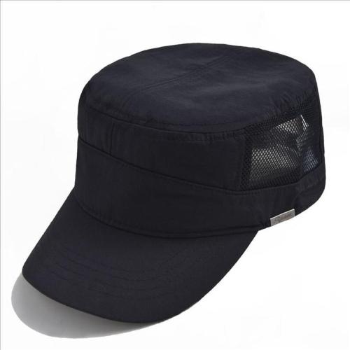 One pc fishnet flat top adjustable baseball cap 60-65cm
