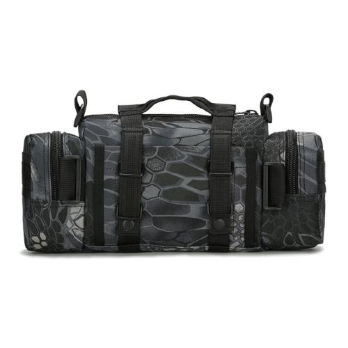 Stylish new snake pattern oxford cloth high-capacity adjustable shoulder bag