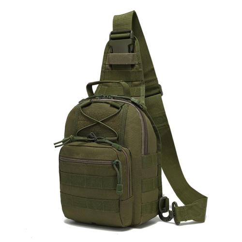Stylish new solid color oxford cloth zip-up chest pack