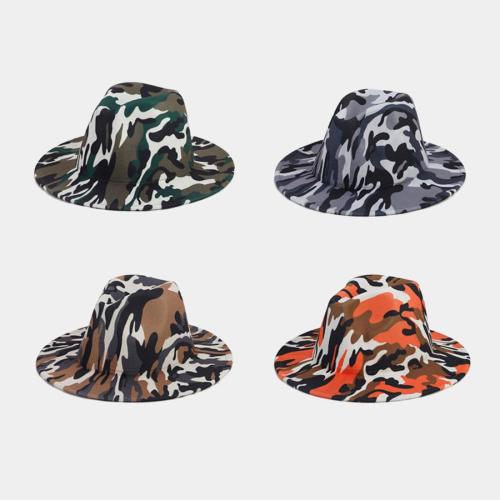 One pc fashion camo party top hat 56-58cm