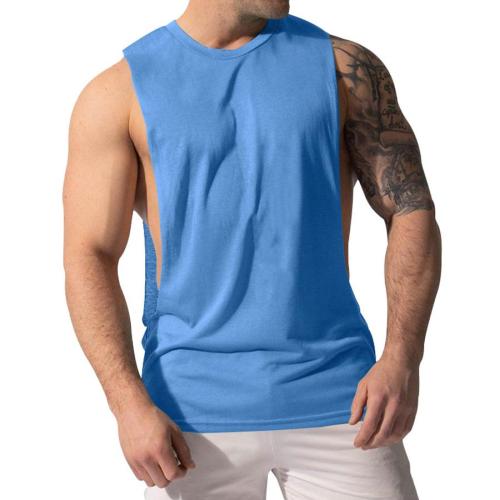 Casual plus size slight stretch 9 colors loose all-match vest