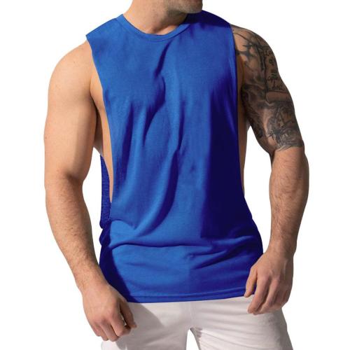 Casual plus size slight stretch 2 colors loose all-match vest