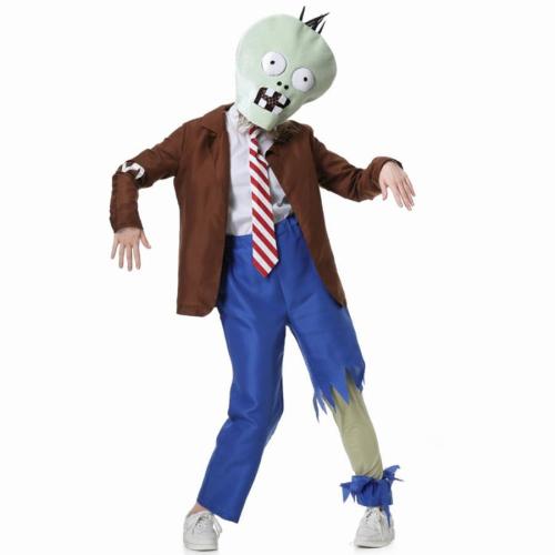 Halloween for kid unisex cosplay zombie costume(with headgear)
