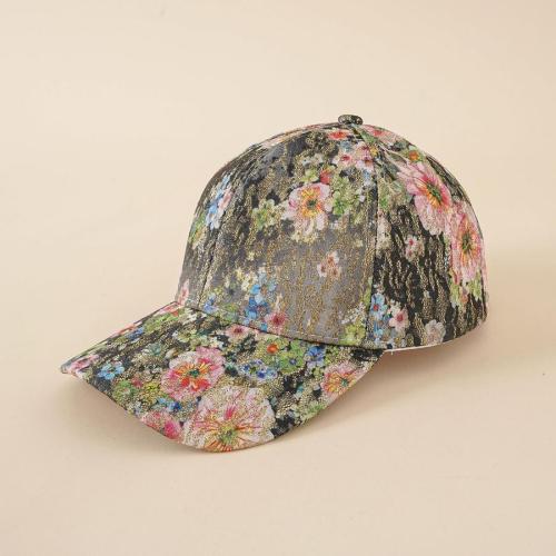 Stylish flower graphic two colors baseball hat(both genders) 59cm