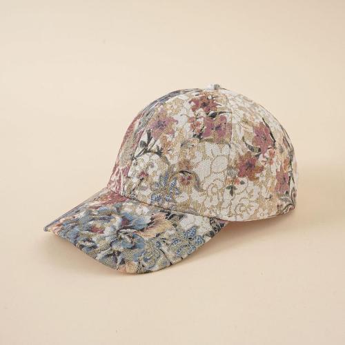 Stylish flower graphic baseball hat(both genders) 59cm
