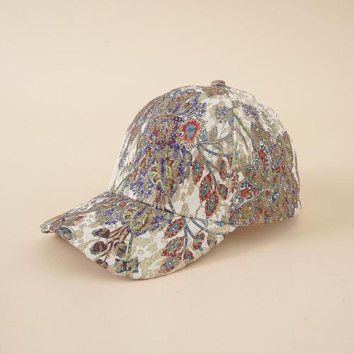 Stylish floral graphic two colors baseball hat(both genders) 59cm