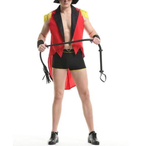 Halloween cosplay bullfighter set costume(with hat & hand ring,no whip)