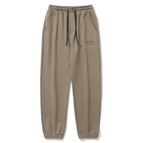 Casual plus size non-stretch 4 colors letter pocket sweatpants size run small