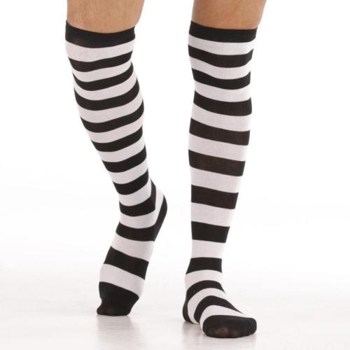 Sexy stretch striped stockings