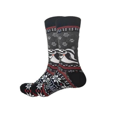 One pair new halloween thriller cartoon pattern cotton socks#4
