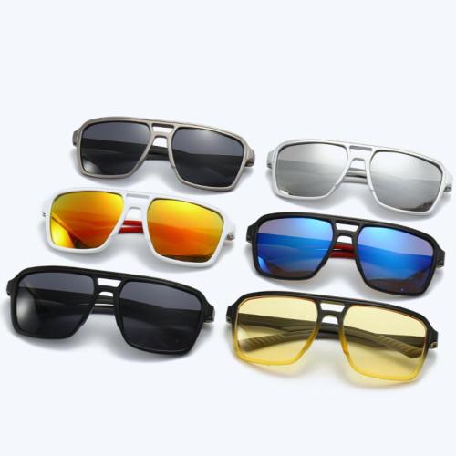 One pc stylish new 6 colors square frame uv protection outdoor sunglasses