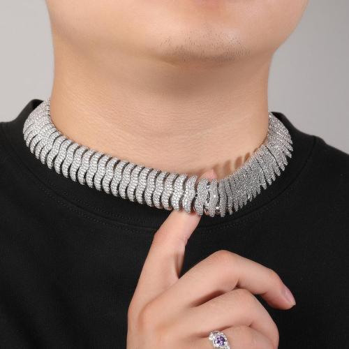 One pc hip hop centipede chain design necklace(length:45cm)
