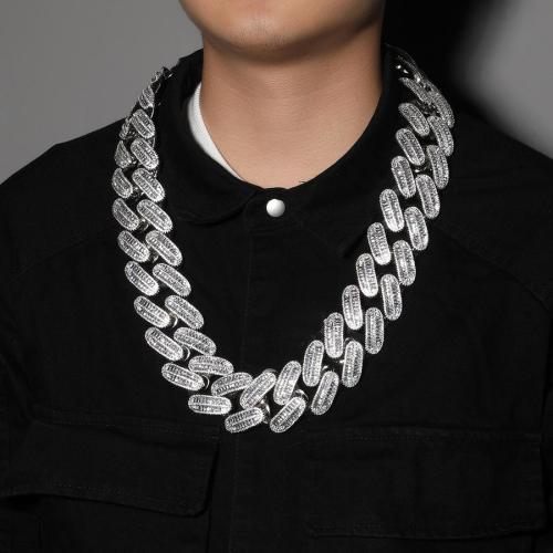 One pc hip hop heavy industry fashion cuban sweater chain necklace(length:40cm)
