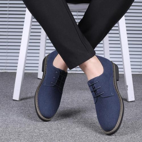 Stylish 3 colors solid color lace-up matte loafers