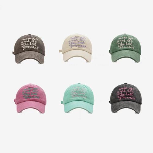 One pc street fashion letter embroidery couple baseball cap 56-58cm