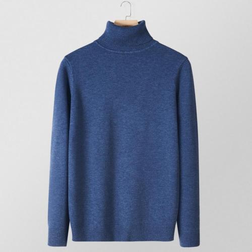 High collar thin 10 colors solid color all-match knitted sweater size run small