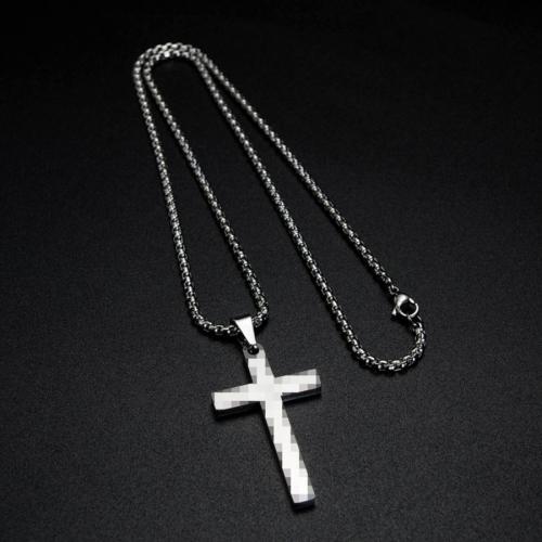 One pc stylish new solid color cross pendant necklace#2(length:55cm)