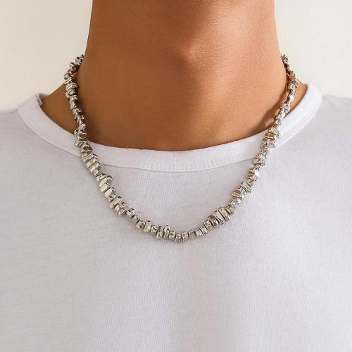 One pc irregular design beads necklace(length:45+7cm)