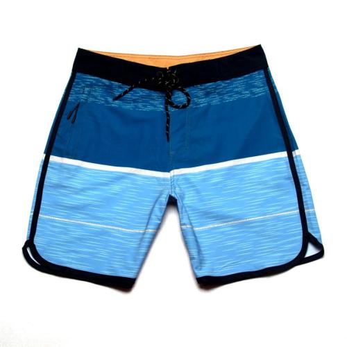 Casual slight stretch colorblock quick dry surfing shorts#1#(size run small)