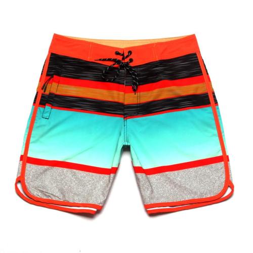 Casual slight stretch colorblock quick dry surfing shorts#3#(size run small)