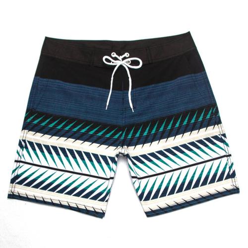 Casual slight stretch digital print quick dry surfing shorts#5#(size run small)