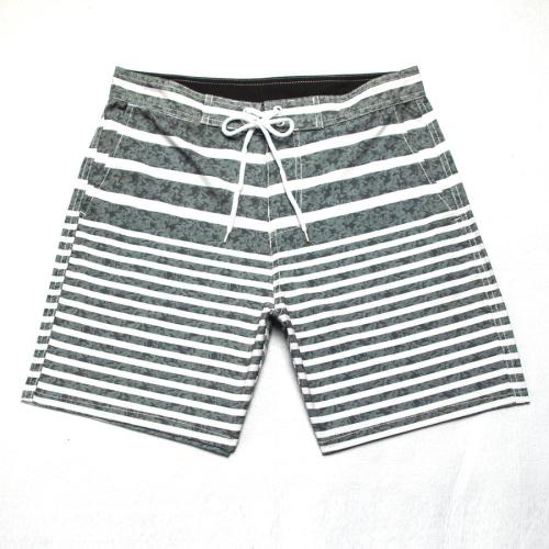 Casual slight stretch streak printing quick dry surfing shorts(size run small)