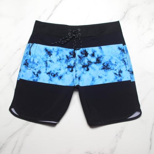 Casual slight stretch print quick dry surfing shorts#9#(size run small)