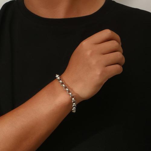 One pc fashion interlocking titanium steel bracelet (width: 6mm)