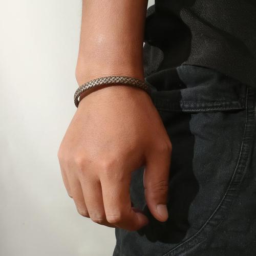 One pc stylish retro popular titanium steel bracelet