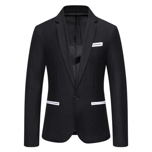 Elegant plus size non-stretch slit new blazer